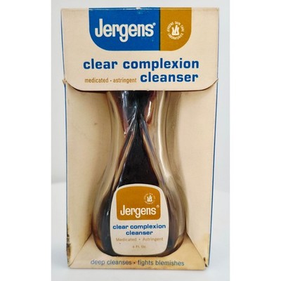 VINTAGE *Pristine* 1970's Jergens Clear Complexion Cleanser in Original Box 4oz