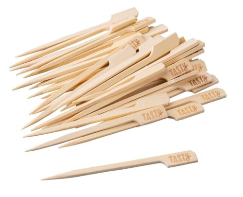 Fingerfood-Sticks 40 StüCk 10X1Cm Braun Bambus Fsc-Zertifiziert Umweltfreundlich-image