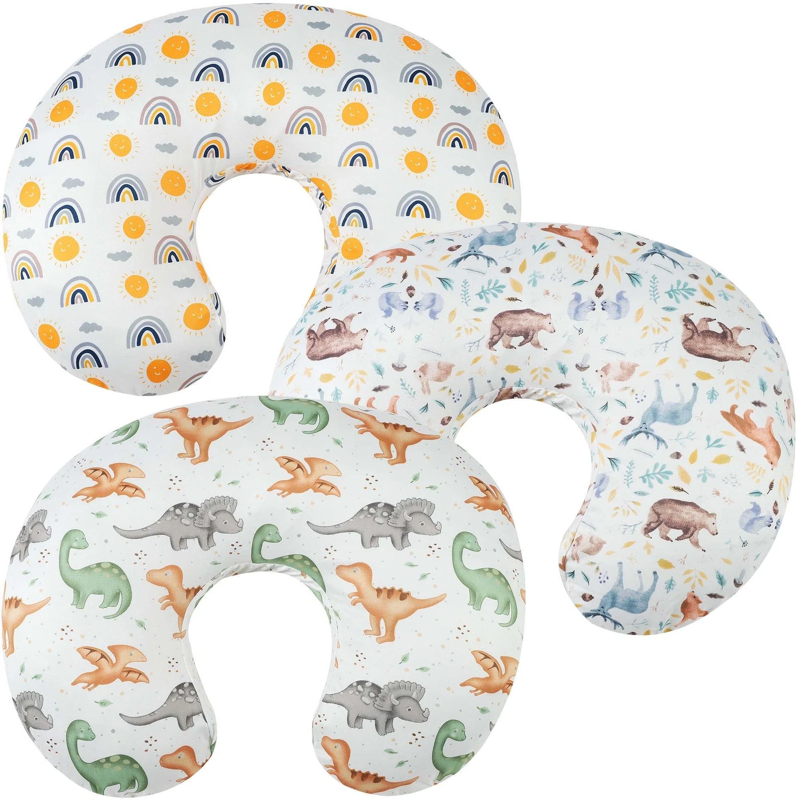Nursing Pillow Cover Set 3 Pack Nursing Pillow Slipcovers for Moms Breastfeed...
Opens in a new wind