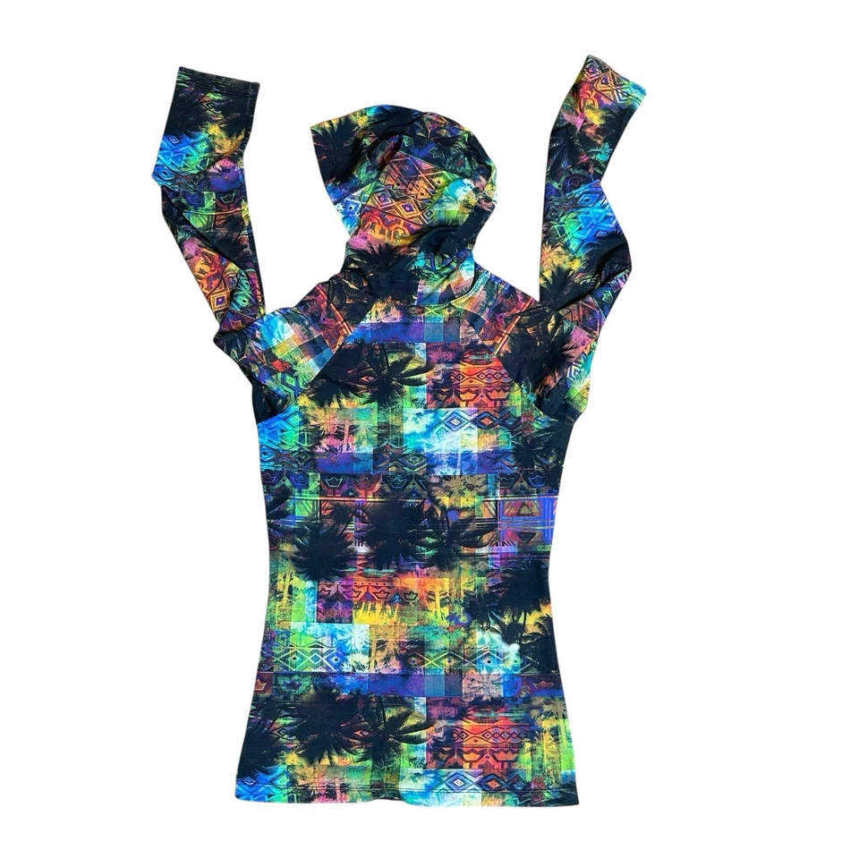 Margarita Supplex Activewear rainbow ладони йога молнии куртка с капюшоном размер 1 маленький - Изображение 3 из 4