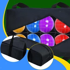 Bocce Ball Storage Bag Carrier Pouch Bocce Ball Case for Game Backyard Lawn