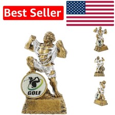 Creative 6.75-Inch Trophy for Golfers with Custom Insert and Engraving Options