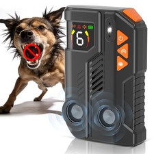Anti Bell Ultraschall Ger&auml;t mit AI-Erkennung, Hundeabwehr Ultraschall 2 Sender