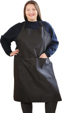 Cotton Linen Baking Plus Size Aprons for Women with Pockets Kitchen Cooking