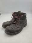 Size 8 WW2 Original Low Leather Military Combat Boots Slipknot Sole
