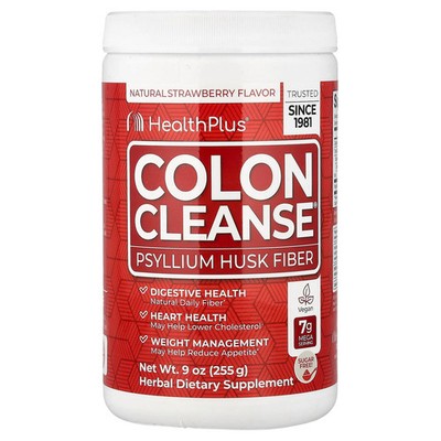 2 X Health Plus, Colon Cleanse�, Natural Strawberry, 9 oz (255 g)