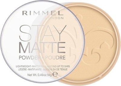 RIMMEL LONDON - Stay Matte Pressed Powder - leicht, ölabsorbierend, glatt N