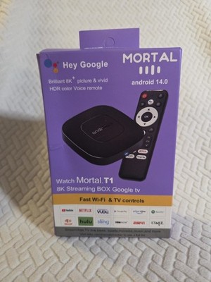 Smart TV Box Streaming Media Player Global Edition Mortal T1 Bluetooth 2GB+16GB