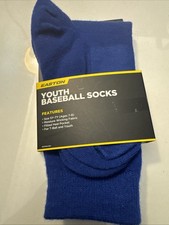 EASTON YOUTH BASEBALL SOCKS. Size Medium. Color: Blue