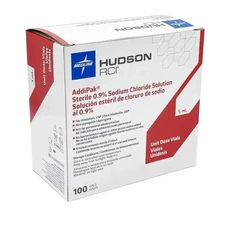Addipak Sterile Saline Solution 0.9% 5ML (Box Of 100) New Sealed Ships Today