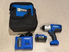 Kobalt KIW 5024B-03 24V Cordless Impact Wrench with Battery, Charger and Bag
