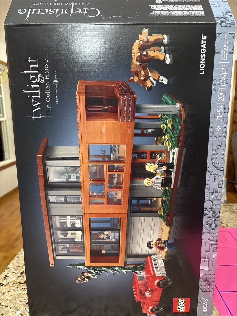 Twilight The Cullen House Lego Box Only Empty 21354