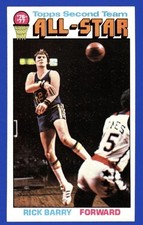 1976-77 Topps Set-Break #132 Rick Barry NR-MINT