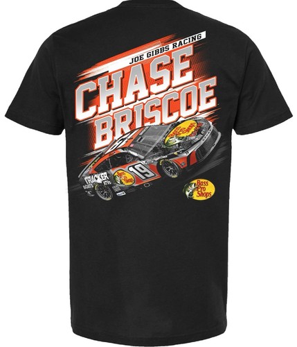2025 #19 Chase Briscoe “Bass Pro Shops 2 Spot” T Shirt - Size 2XL Same Day Ship - Picture 2 of 3