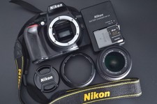 Nikon D3300 DSLR Camera Black Kit w/ AF-S 18-55mm VR Lens H33