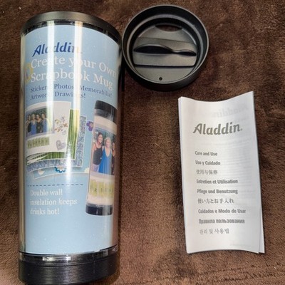 Aladdin Coffee Mug 16 OzDouble Wall Insulated Travel Create Your Own Tumbler  NEW | eBay
