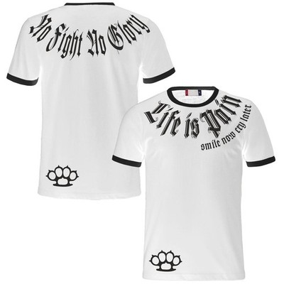 Männer TShirt Marke Life is pain hardcore sprüche schwarz black fuck all ink ftw