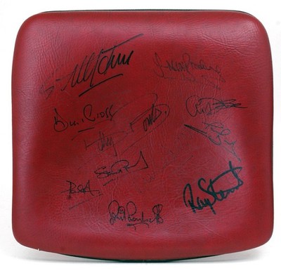 West Ham United Upton Park Stadium VIP-Sitz signiert von 1980 FA-Cup-Siegern + Echtheitszertifikat