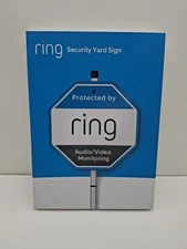 Ring Home Security Yard Sign - White