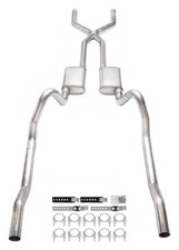 Pypes Performance Exhaust Smb13s Header-back 3 Inch Stainless For Mopar B-body Pypes Performance Exhaust Smb13s Header-back 3 Inch Stainless For Mopar B-body