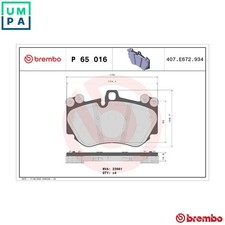 BRAKE PAD SET DISC BRAKE P 65 016 FOR AUDI LAMBORGHINI HURACAN/EVO/SPYDER 5.2L