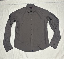 UNTUCKit Wrinkle-Free Slim Fit Button-Down Shirt  Gray  Extra Small