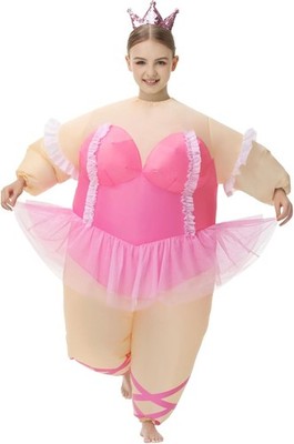 Poptrend Inflatable Ballet Costumes for Kids Funny Halloween Blow up Costume... 