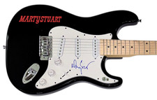 Marty Stuart Signed Autograph Electric Guitar Country Johnny Cash Band BAS COA