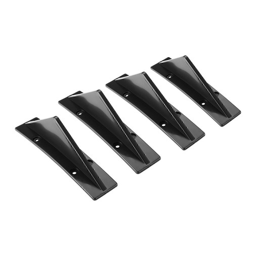 For Chevrolet Chevy Camaro Rear Bumper Diffuser Lip Splitter Shark Fins Gloss - Picture 9 of 10