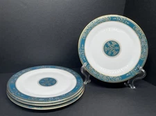 Royal Doulton Carlyle H5018 English Bone China set of 4 Dinner Plates 10 1/2"