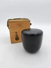 Vintage Natsume Natsume Chinkin Chrysanthemum Crest Mountain Cliff Soyo Box