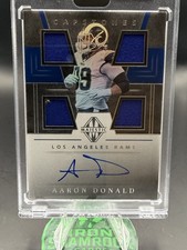 2019 Panini Majestic - Aaron Donald #CP-AD Capstones /75 Auto