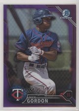 2016 Bowman Draft Chrome Top Prospects Purple Refractor 4/250 Nick Gordon w3h