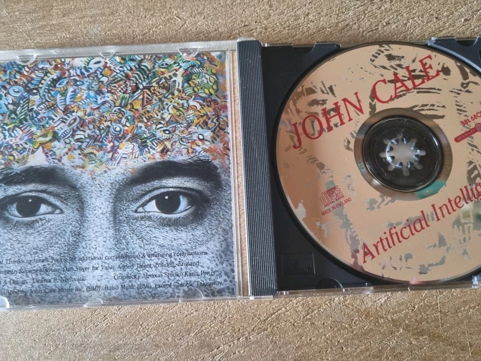 JOHN CALE - ARTIFICIAL INTELLIGENCE  CD UK FIRST RELEASE  ! MINT ! - Bild 2 von 3