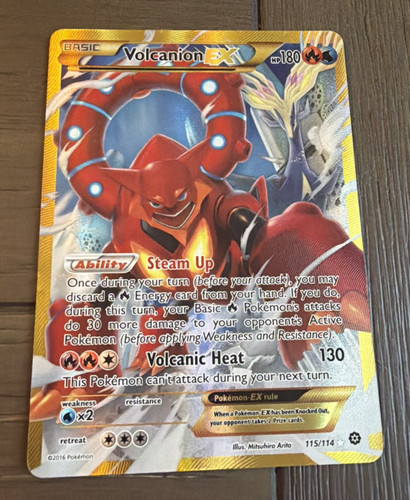 Volcanion EX (Secret) 115/114 XY - Steam Siege Holo