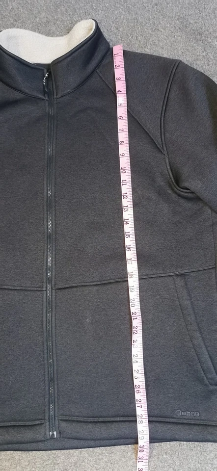 Rohan Whiterock Jacket Fleece Lined Grey Full Zip Warm Winter - Image 3 of 4