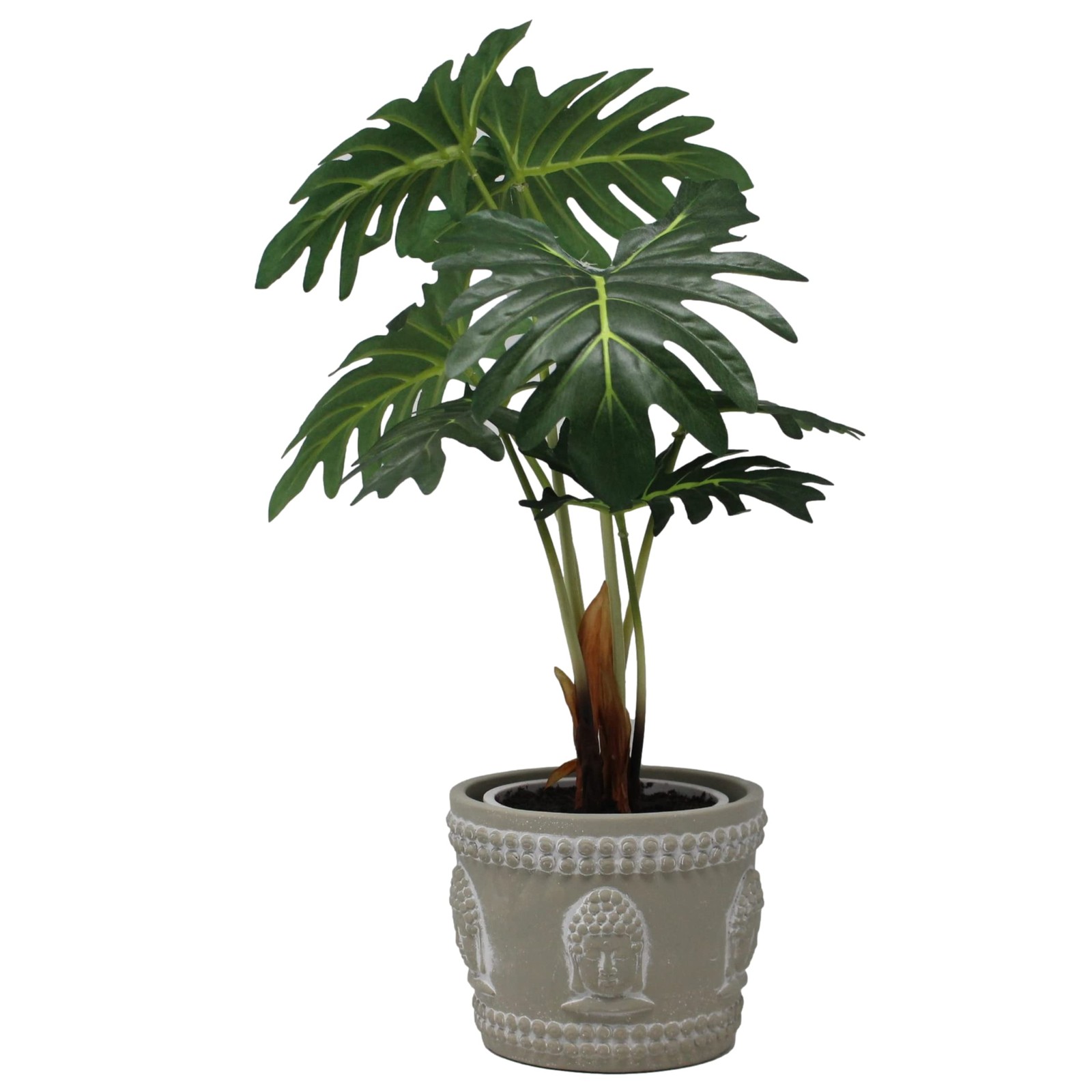 Cement Planter 14cm Round Buddha Planter Plant Flower Decor Pot Garden Indoor