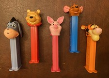 Disney Winnie the Pooh PEZ Dispenser Lot - Pooh Piglet Tigger Eeyore Kanga