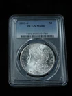 1881-S $1 Morgan Silver Dollar - PCGS MS64 w/ Golden Reverse Toning