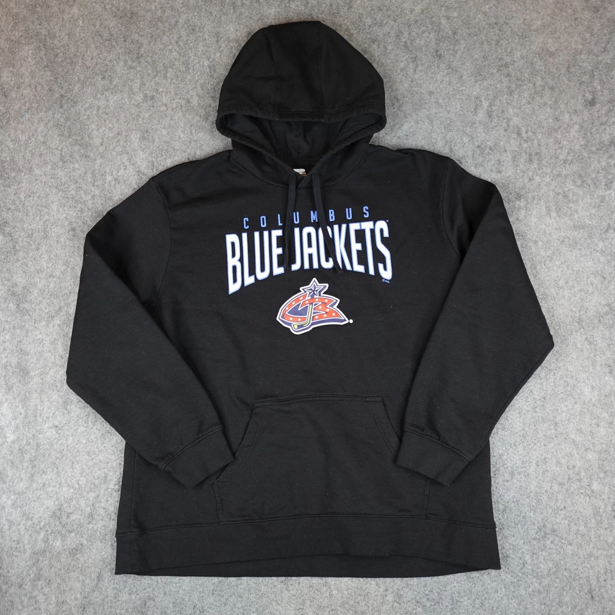 Sweat à capuche léger et authentique Pro Rink des Blue Jackets de Columbus pour homme