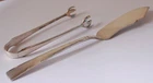 Vintage Sterling Silver Sugar Tongs and Butter Knife Towle, Easterling c,1933