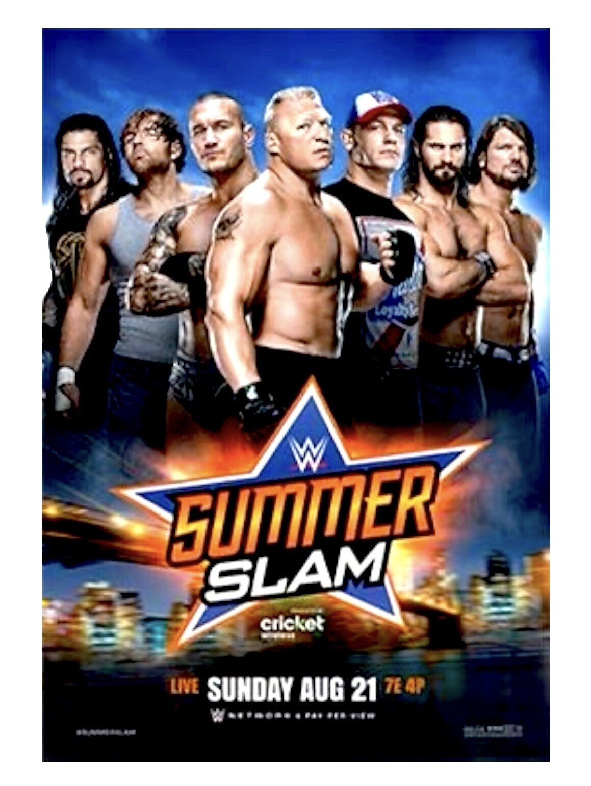WWE Summerslam Poster