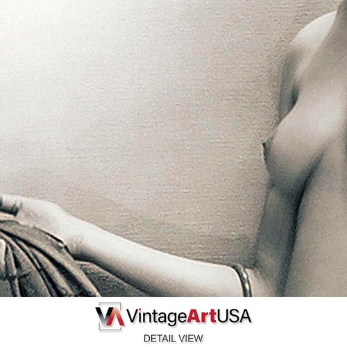 1920s French Woman Posing Nude 8x10 Photo Print Roaring Twenties - Picture 2 of 2