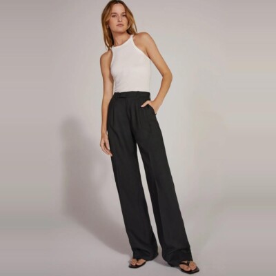 The Favorite Pant Favorite Daughter Pants Black Beige New