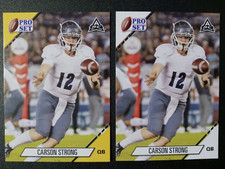 (2) 2021 Leaf Pro Set ARC Gold/Base Carson Strong RCs # 3 Arizona Cardinals