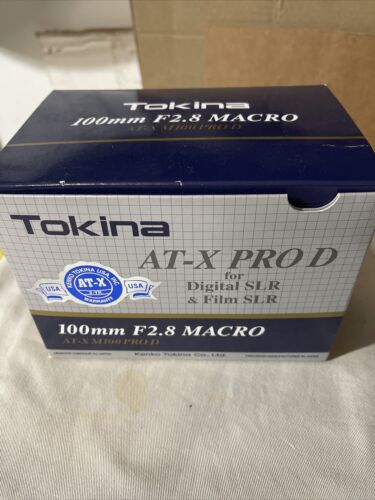 Tokina at-x pro d 100mm f2.8 Macro Nikon AI-AF D Mount