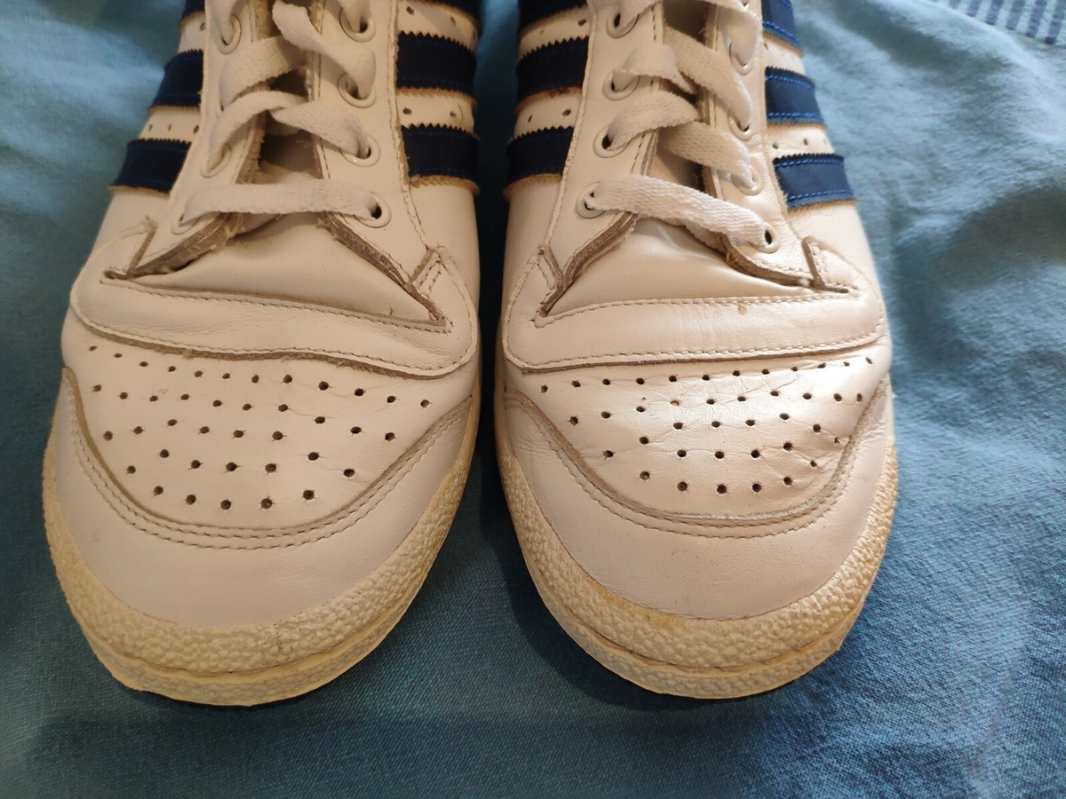 adidas 80’s TOPTEN オーストリッチ HI スニーカー USA製 80年代 adidas Top Ten Hi Ostrich Made in USA - AEUGO