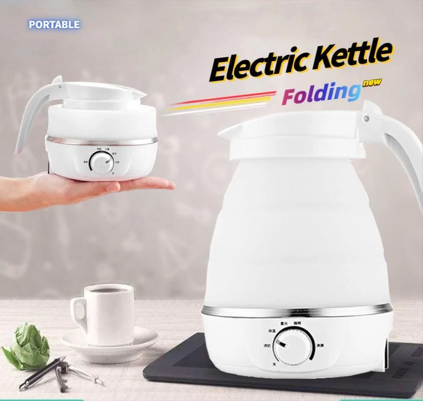 Folding Kettle Portable Small Kettle Adjustable Temperature Electric Kettle