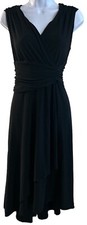 Scarlett Nite Dress Women’s Sz 14 Evening Black Poly Spandex Blend