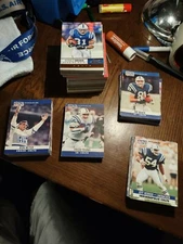 🏈INDIANAPOLIS COLTS stack of random trading cards.